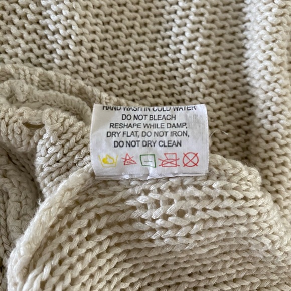 Quinn Cafe Au Lait Sweater with Braid Detail- Small - Picture 5 of 5